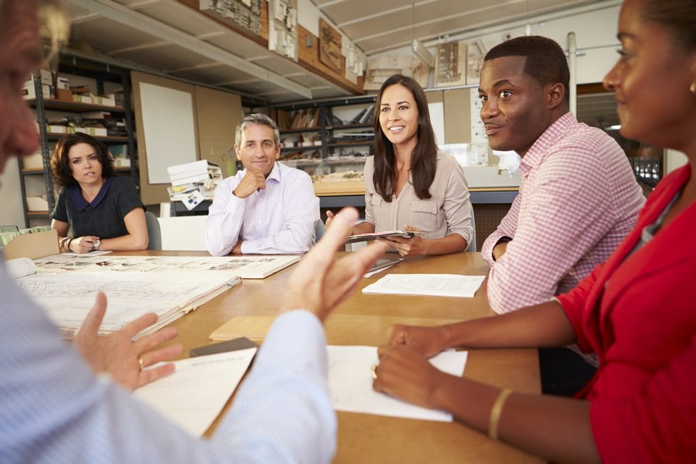 Team Discussing Company Culture